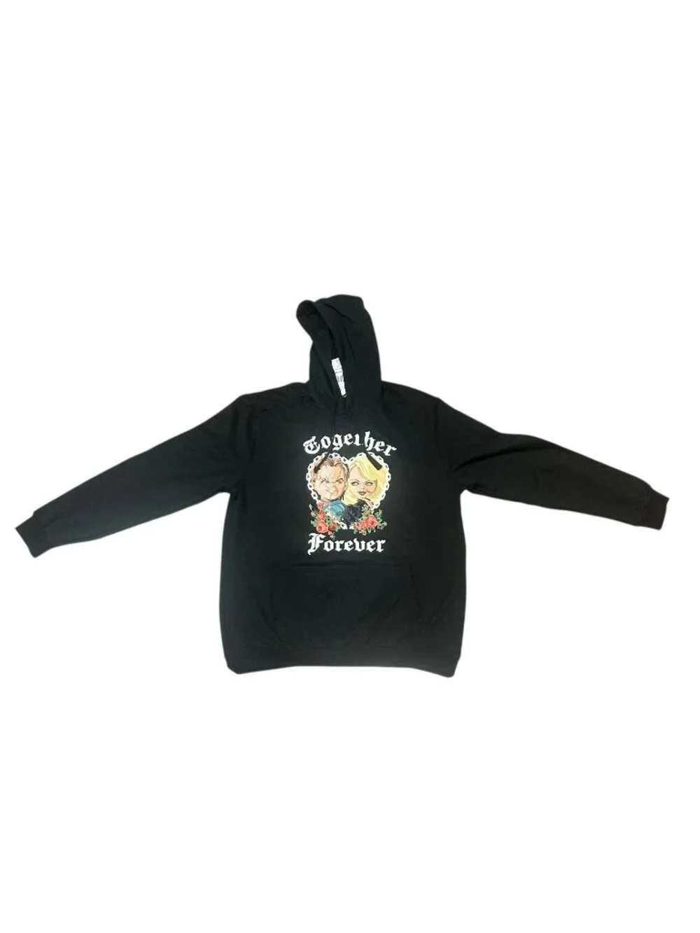 Reason Together Forever Chucky And Tiffany Bride Of Chucky‎ Black Hoodie Size XL
